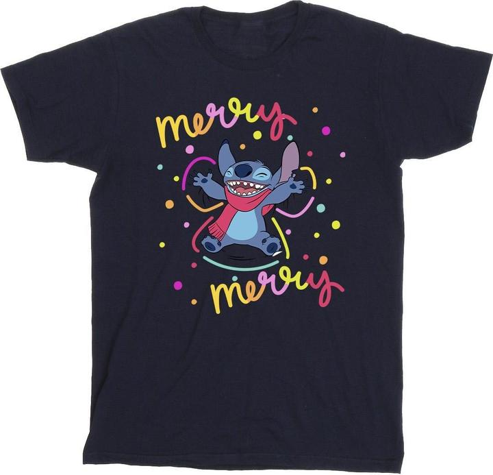Disney Lilo & Stitch Merry Rainbow TShirt (XL)