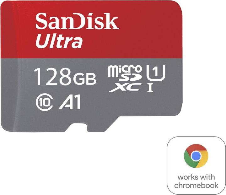 Actual product image SanDisk Ultra (128 GB, microSDXC, U1, UHS-I)