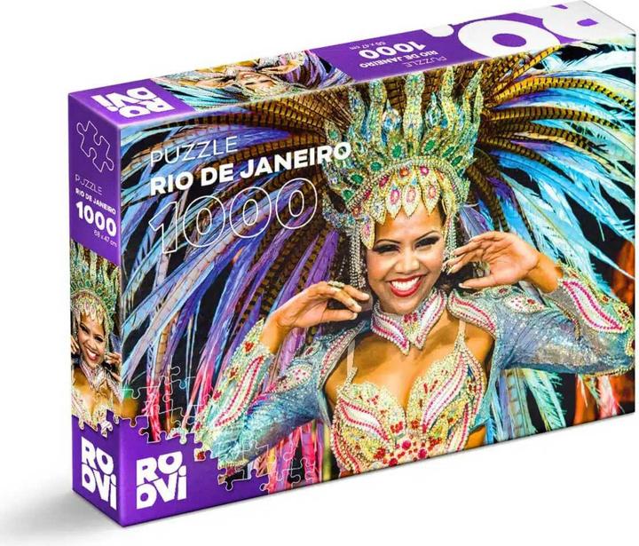 Productafbeelding D-Toys Puzzel 1000 stukjes - Carnaval Rio de Janeiro, Brazilië (1000 onderdelen)