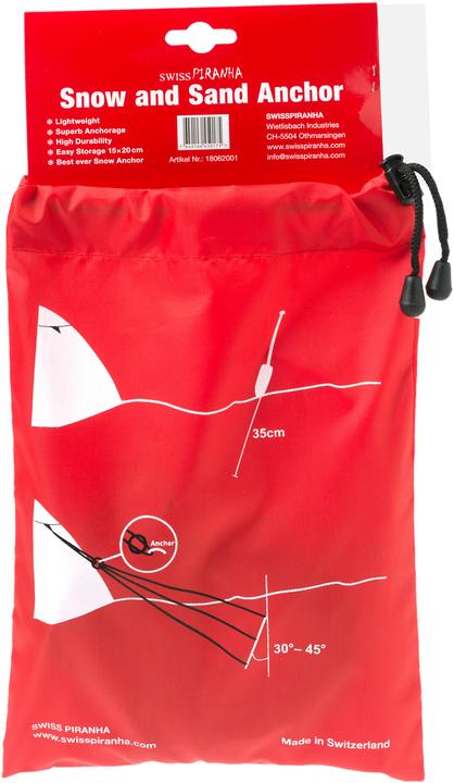 Actual product image Swiss Piranha Snow & Sand Anchor