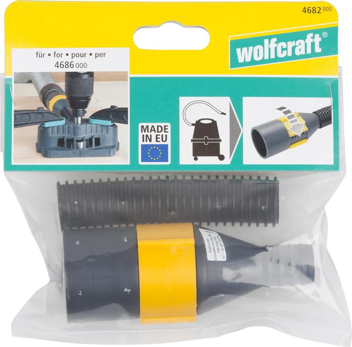 Produktbild wolfcraft wolfcraft 1 Absaugadapter m. Schlauch f. 4686000