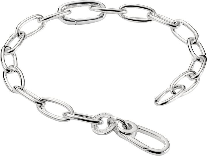 Immagine prodotto Thomas Sabo Charm-Armband mit einem Connect Link Silber (19 cm, Argento)