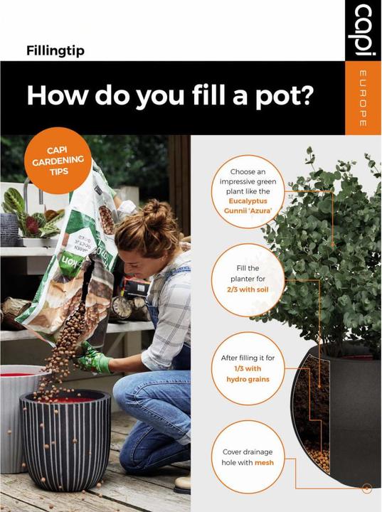Image du produit Capi Tutch Pot riffel (40 cm)