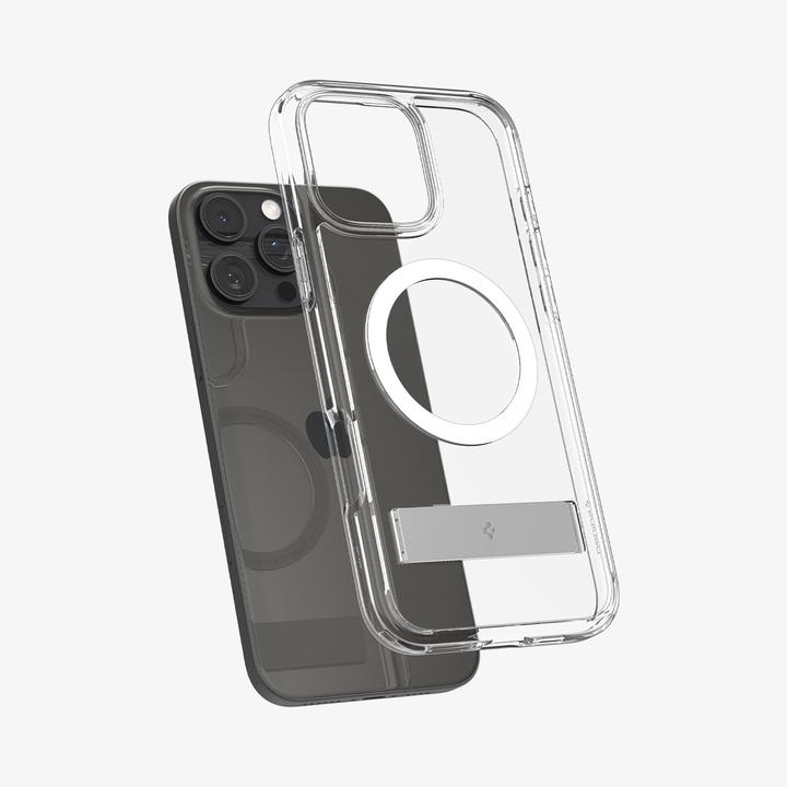 Actual product image Spigen Ultra Hybrid S MagSafe - Crystal Clear - iPhone 16 Pro (Apple iPhone 16 Pro)