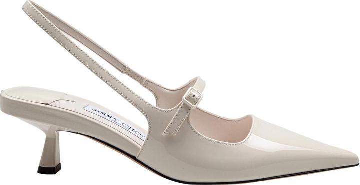 Actual product image Jimmy Choo slingback in patent leather, milk color (39)