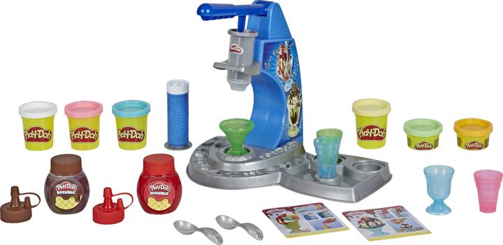 Actual product image Play-Doh Drizzy ice cream machine with toppings