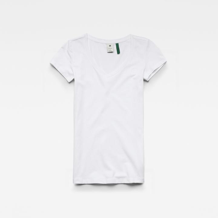 Actual product image G-Star Short Sleeve Base T-Shirt V-Neck White (L)