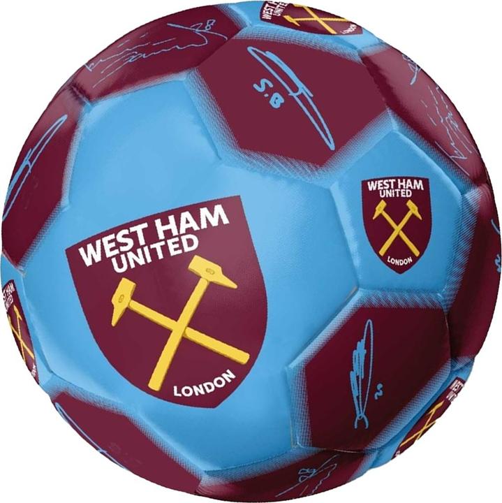 Produktbild West Ham United FC Team Fussball mit Unterschriften (5)
