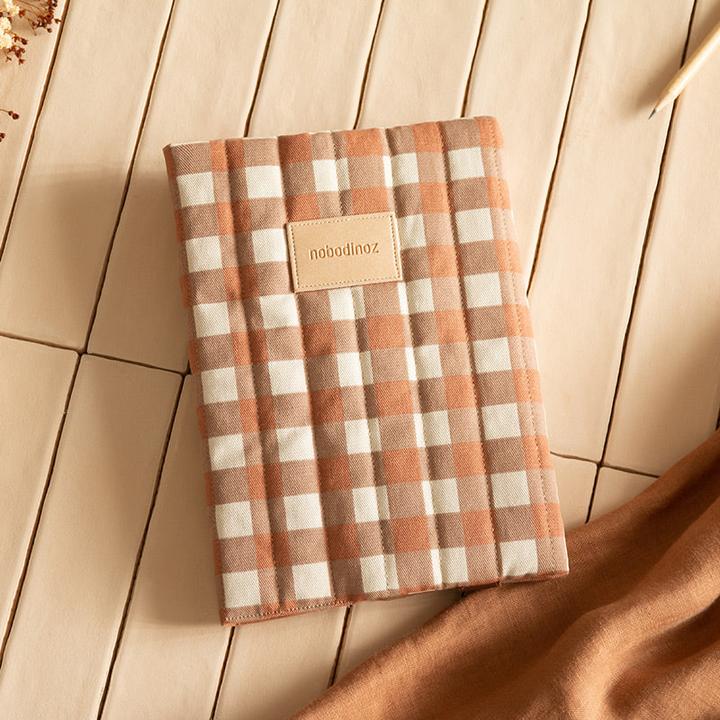Produktbild Nobodinoz Gesundheitsheft Hülle Hyde Park Terracotta Checks