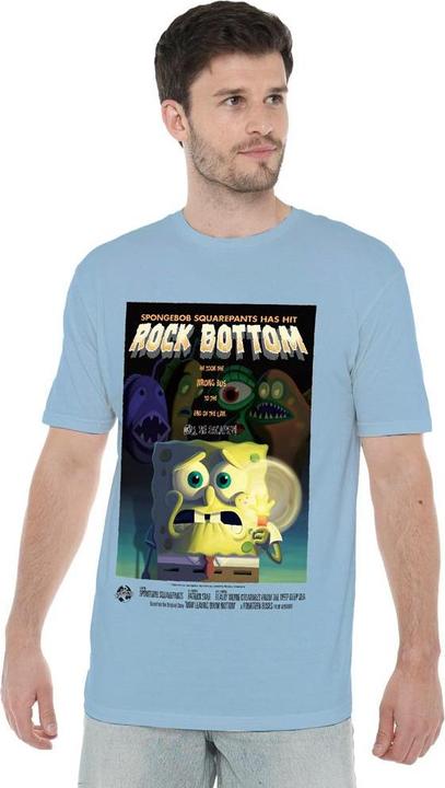 Immagine prodotto Spongebob Squarepants Rock Bottom Maglietta Uomo (S)