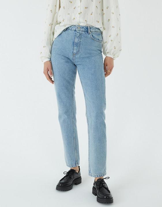 Produktbild La Redoute Collections High-Waist-Jeans (34)