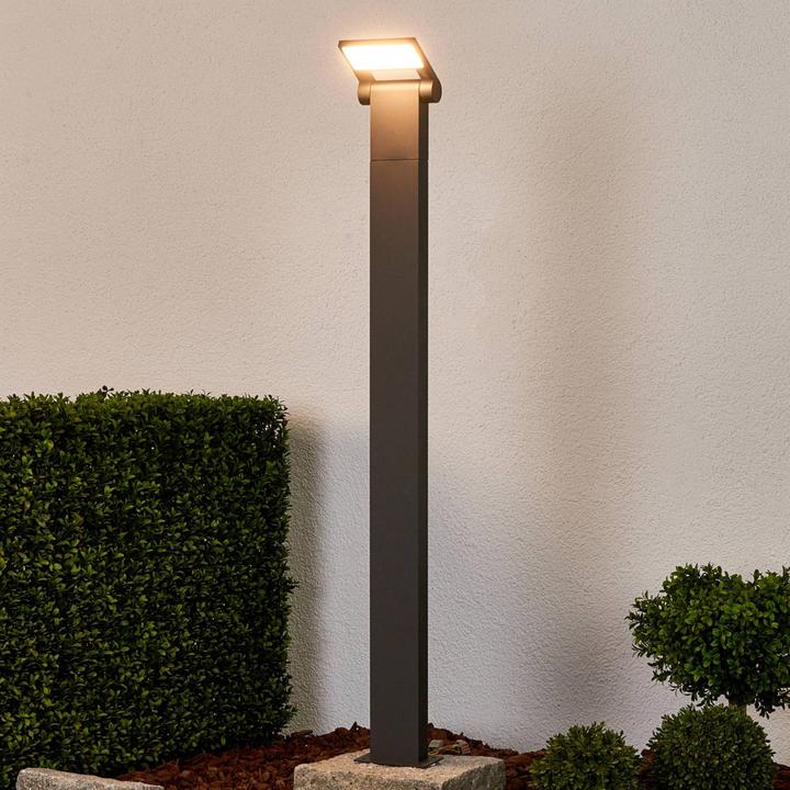 Produktbild Lucande Marius LED Garten Leuchte H100 Graphite (600 lm, IP54)