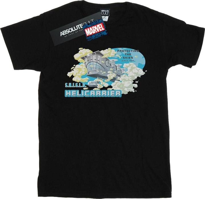 S.H.I.E.L.D. Hellicarrier Protecting The Skies TShirt (L)
