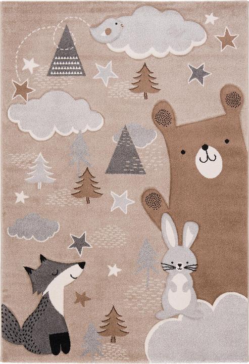 Produktbild Pergamon Kinder Teppich Maui Kids Fuchs und Bär (120 x 170 cm)