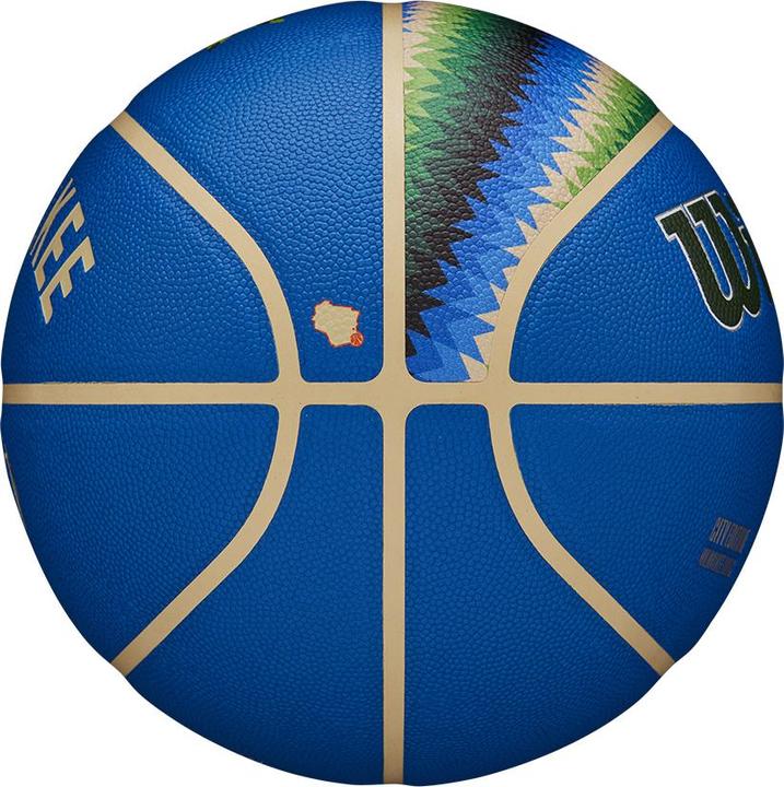 Actual product image Wilson Nba Team City Collector Basketball Milwaukee Bucks (7)