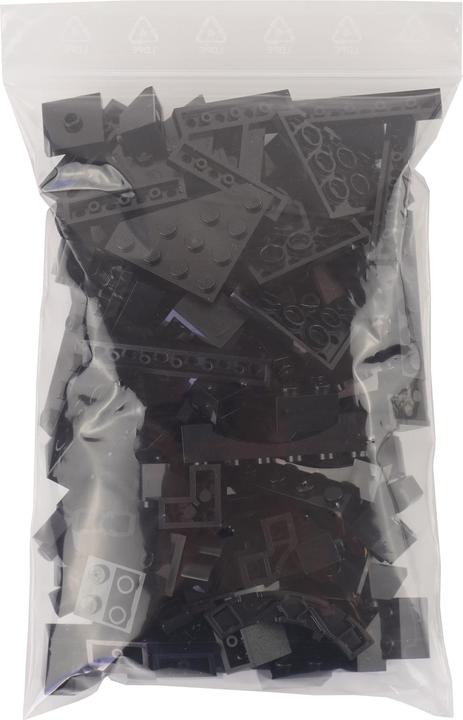 Image du produit LEGO Briques Noir mélangé - 100 pièces - Black bricks Mix - NOUVEAU (LEGO Accessoires)