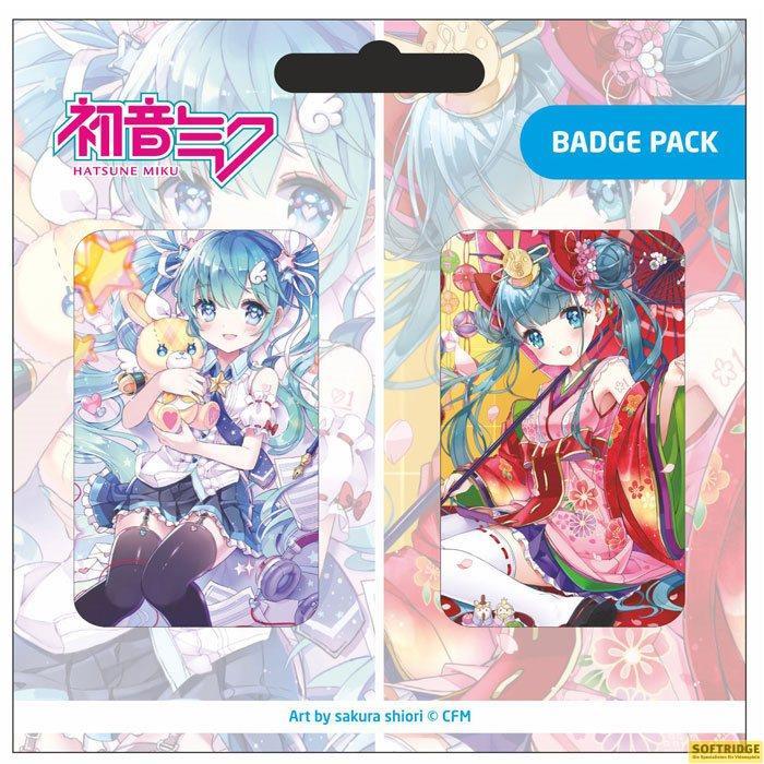POPbuddies Hatsune Miku pack 2 pin's Set B