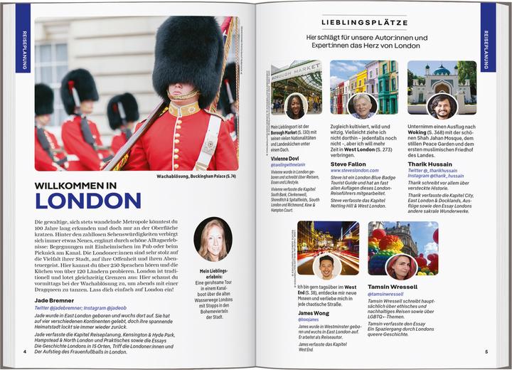 Produktbild Reiseführer London (Deutsch, James Wong, Tharik Hussain, Vivienne Dovi, Jade Bremner, Steve Fallon, Tamsin Wressell, 2024)