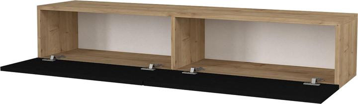 Image du produit En.Casa Meuble TV Toivakka 135x31x25cm aspect chêne / noir