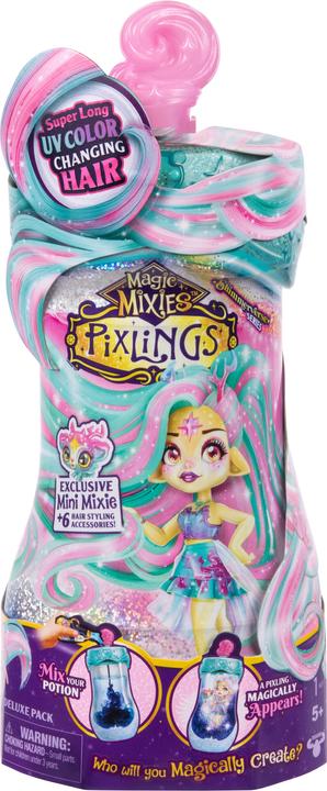 Actual product image Magic mixies Pixlings Galaxy Hair Doll Single PK Deerlee (30528)