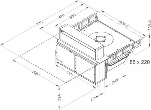 Actual product image NOVY Muldenlüfter Up Power 40000