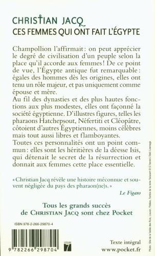 Produktbild Ces femmes qui ont fait l'Egypte : d'Isis à Cléopâtre (Französisch, Jacq Christian, 2021)