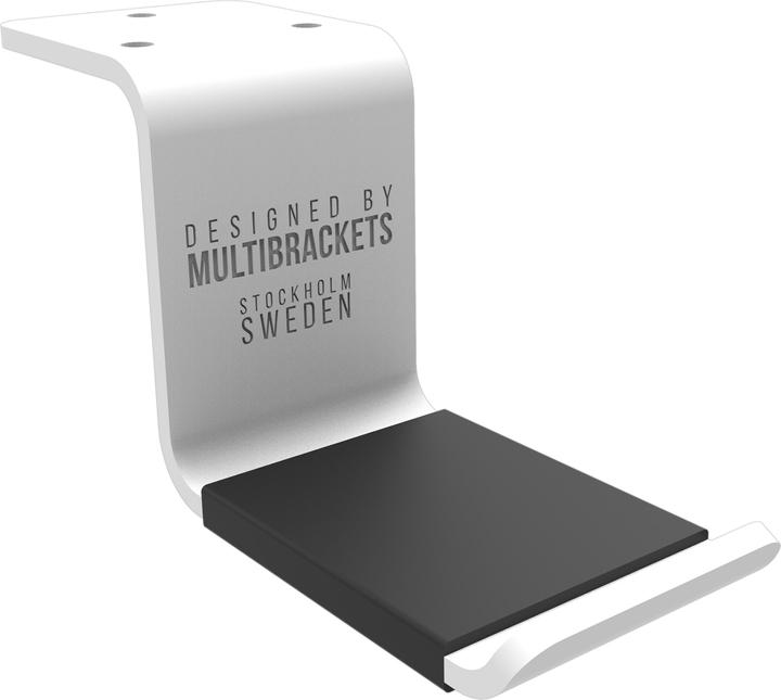 Multibrackets Headphone holder table, aluminium, white, max 1 kg