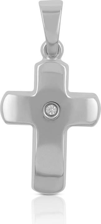 Muau Kreuz (750/18K Weissgold)