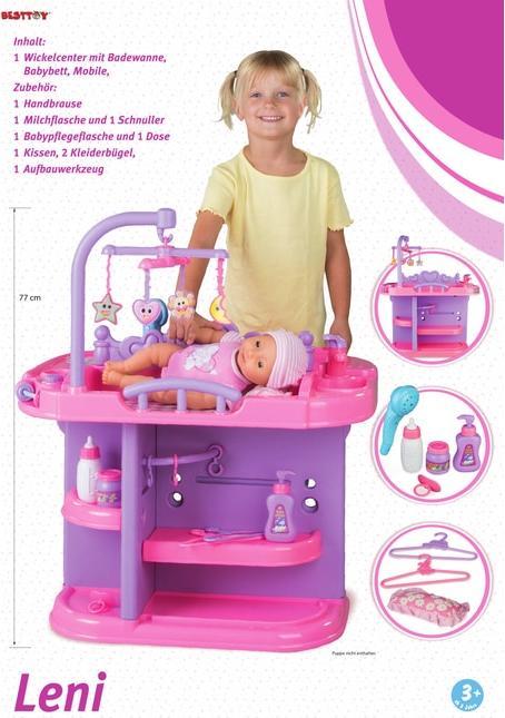 Produktbild Besttoy Wickelcenter für Puppen - rosa