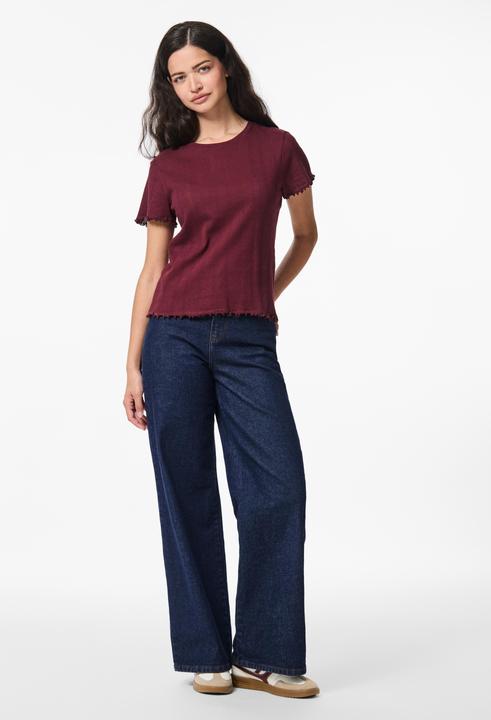 Actual product image Pieces Pcmarie Ss O-Neck Poin Top Jrs Noos Bc (S)