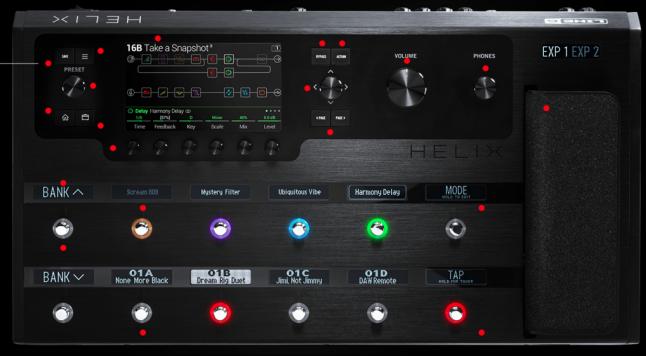 Actual product image Line 6 Helix multi-effect processor