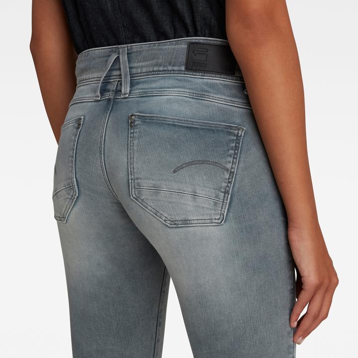 Produktbild G-Star Lynn Mid Skinny Jeans faded industrial grey (W34/L32)