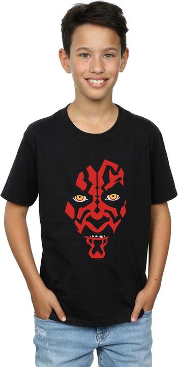 Immagine prodotto Star Wars Darth Maul Face Maglietta Ragazzi (140, 146)