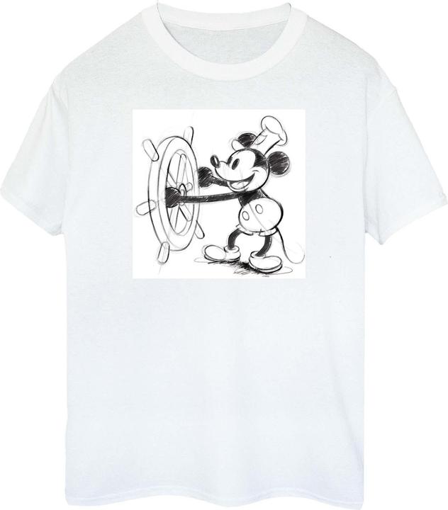 Disney Mickey Mouse Steamboat Sketch TShirt (M)