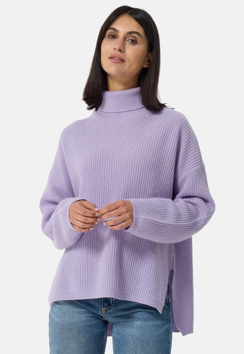 Cash-Mere Wolle Kaschmir Oversize Style Rollkragen Pullover