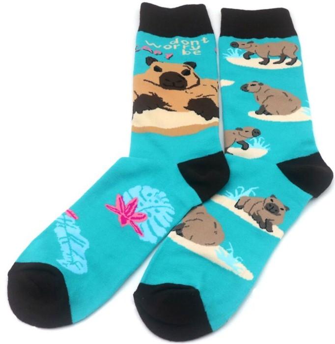 Immagine prodotto Musthaves Socken Grösse 38 - 45 cm - Capybara (38 - 45)
