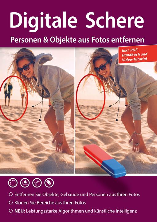 Produktbild Objekte und Personen entfernen Download Code (1 User, 1 Geräte/User, unbegrenzt)