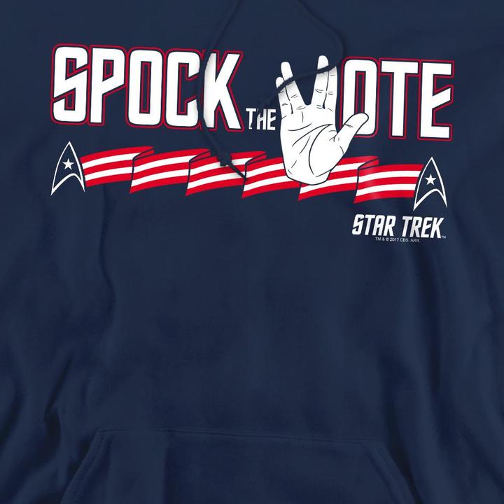 Immagine prodotto Spock the Vote Felpa con Cappuccio Uomo (M)