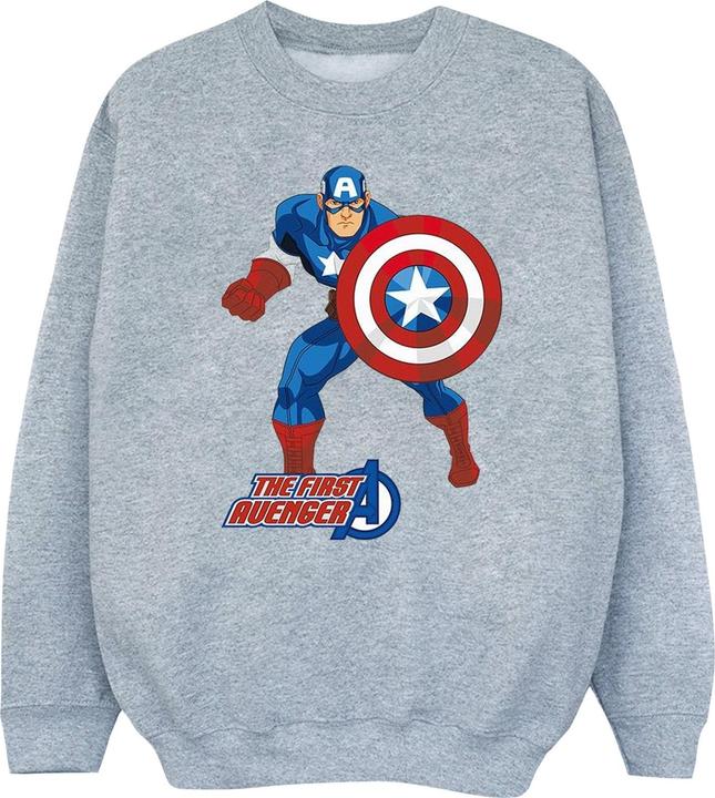 Captain America The First Avenger Sweatshirt Mädchen (152, 158)