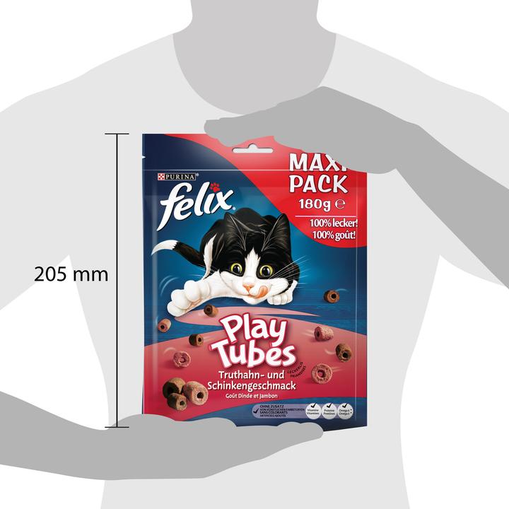 Immagine prodotto Felix play tube Tacchino e prosciutt (1 pz., 180 g)