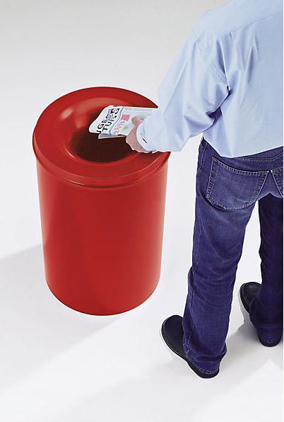 Produktbild kaiserkraft Papierkorb, selbstlöschend (50 l)