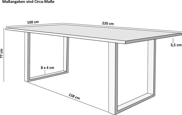 Actual product image SAM Liam (220 x 100 x 74 cm)