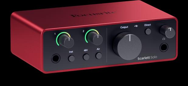 Focusrite Kit d'enregistrement Scarlett Solo Studio - 4e génération (USB)