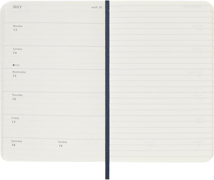 Produktbild Moleskine WONK 2026 PK SC Saphir (9 x 14 cm, Englisch)
