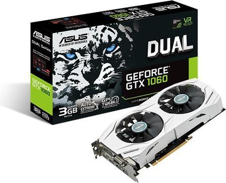 Image du produit ASUS DUAL GeForce GTX 1060 3GB (3 Go)