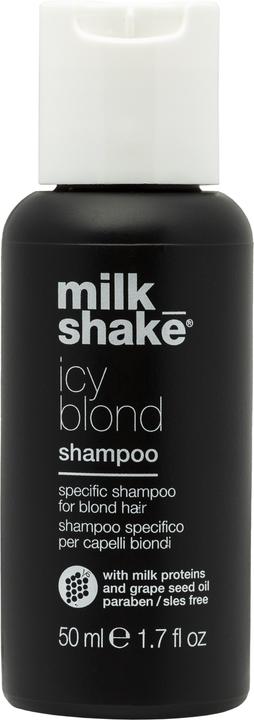 Actual product image Milk_Shake Icy Blond Shampoo 50 ml (50 ml, Liquid shampoo)