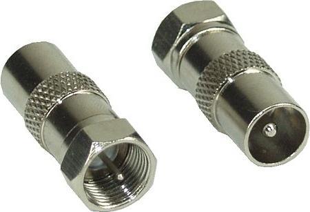 Produktbild InLine Adapter F-Stecker (M) (Antennenkabel)