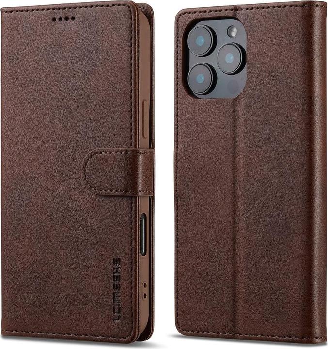 Produktbild LC.Imeeke iPhone 16 Pro Max - Leder Etui Hülle (Apple iPhone 16 Pro Max)