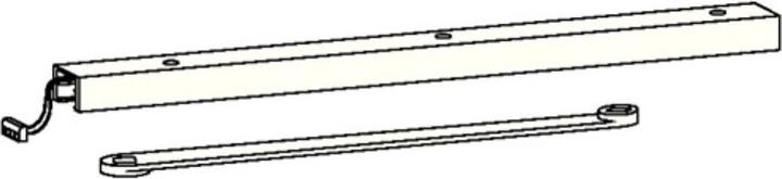 Actual product image Dormakaba Slide rail G 96 EMF / K8 / K12 (Room door, Entrance door, Wooden door, French window, Indoor)