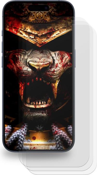 Produktbild Protectorking 3x Displayschutzfolie matt Anti-Reflex entspiegelt (3 Stück, Apple iPhone 15)